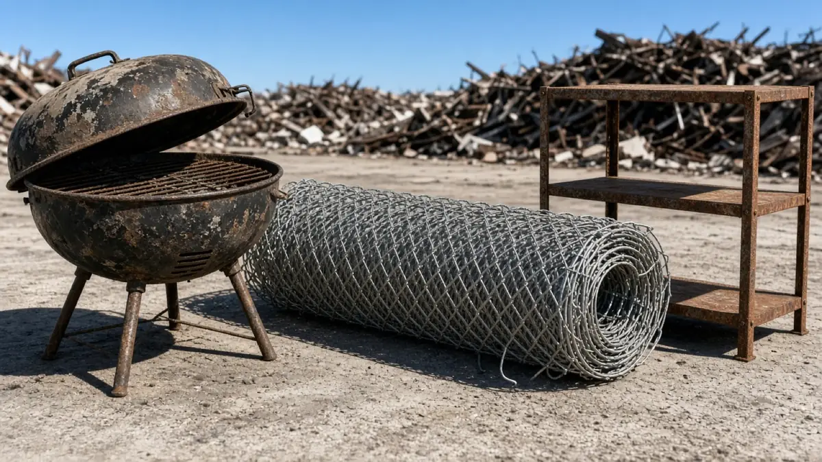 Can You Recycle an Old BBQ Grill, Metal Fence or Shelving?